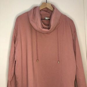 Ava and Viv Rose Gold Cowl Neck Tunic